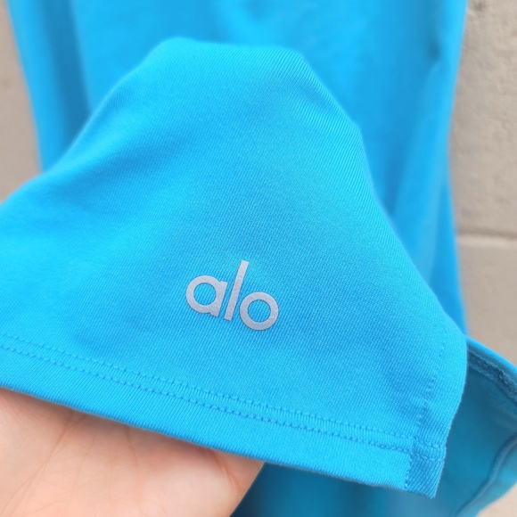 Alo Yoga | Charmed Polo Tennis Dress in Blue Splash Size Small - Picture 5 of 6